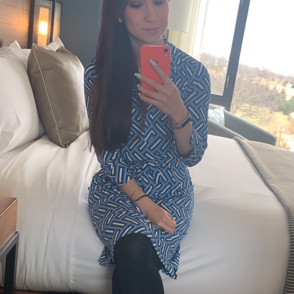Donna Morgan printed dress